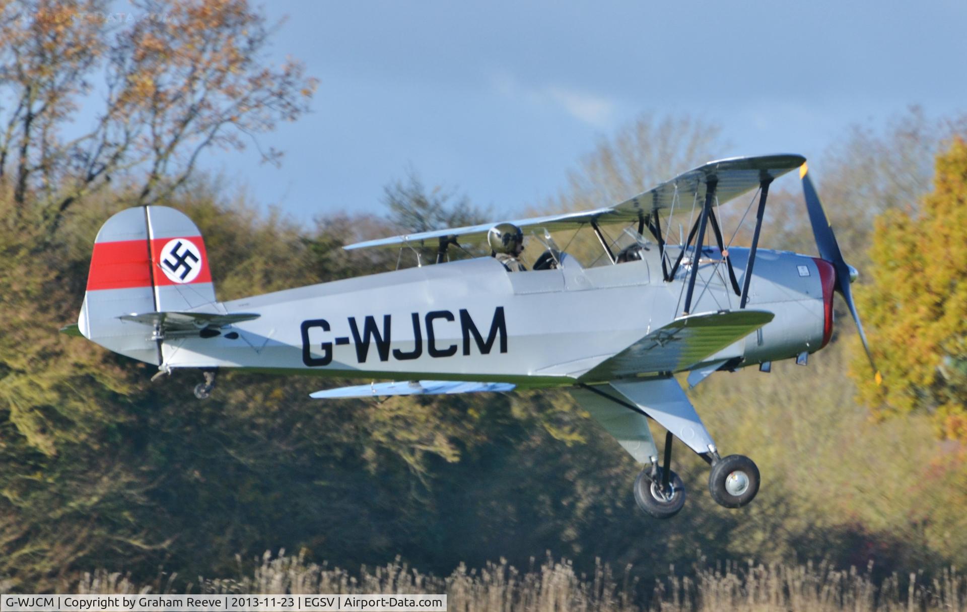 G-WJCM, 1954 CASA 1-131E Series 2000 C/N 2053, About to land.