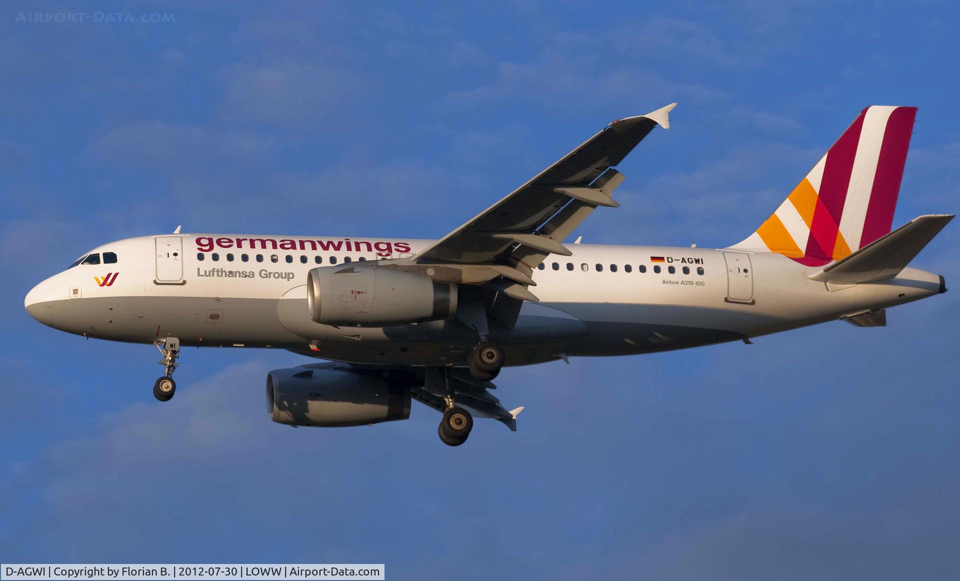 D-AGWI, 2008 Airbus A319-132 C/N 3358, Airbus A319