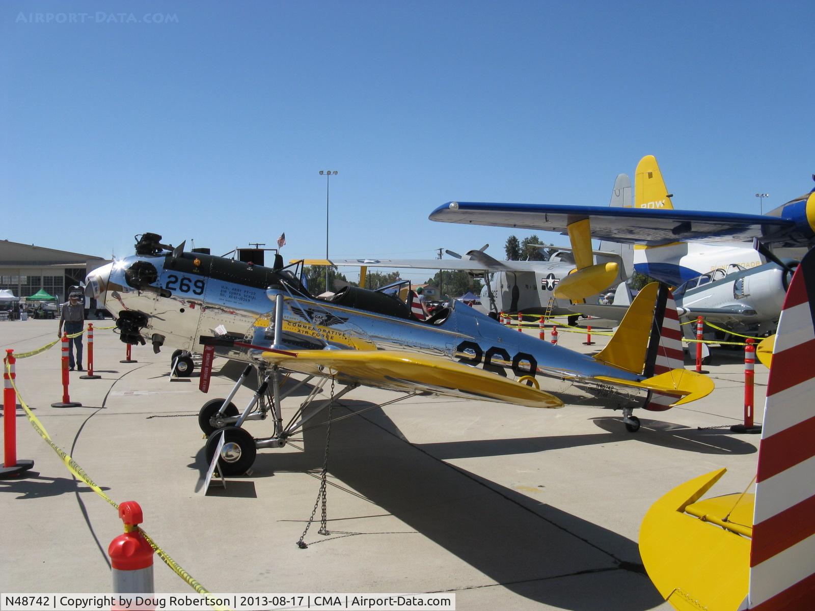 N48742, 1941 Ryan Aeronautical ST3KR C/N 1298, 1941 Ryan ST-3KR as PT-19, Kinner R-5 160 hp
