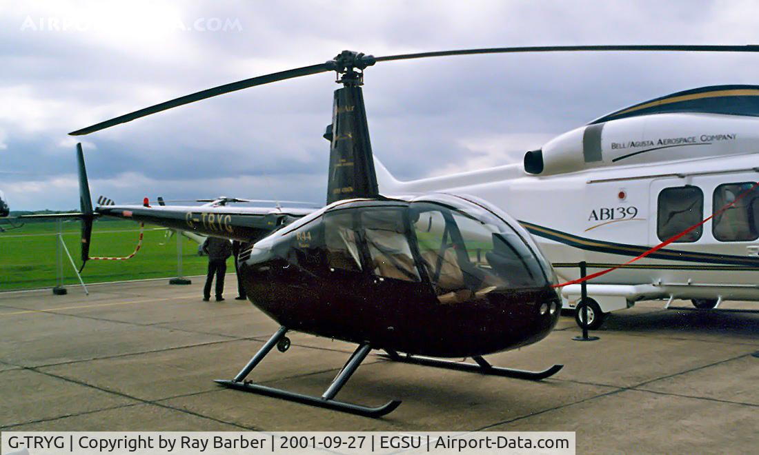 G-TRYG, 2000 Robinson R44 Raven C/N 0960, Robinson R-44 Raven [0960] Duxford~G 27/09/2001