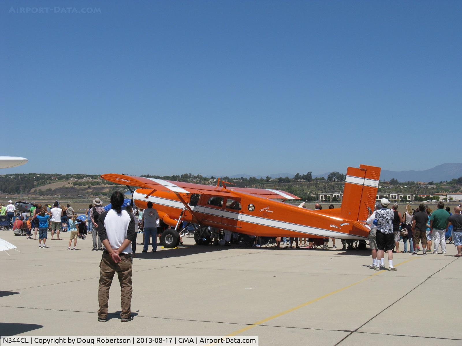 N344CL, 1968 Fairchild PC-6/C2-H2 Heli-Porter C/N 2019, Clay Lacy's 1968 Fairchild Heli-Porter PILATUS PC6-H2 PORTER Super STOL, one Airesearch TPE331 575 shp Turboprop, CS prop with reversible pitch