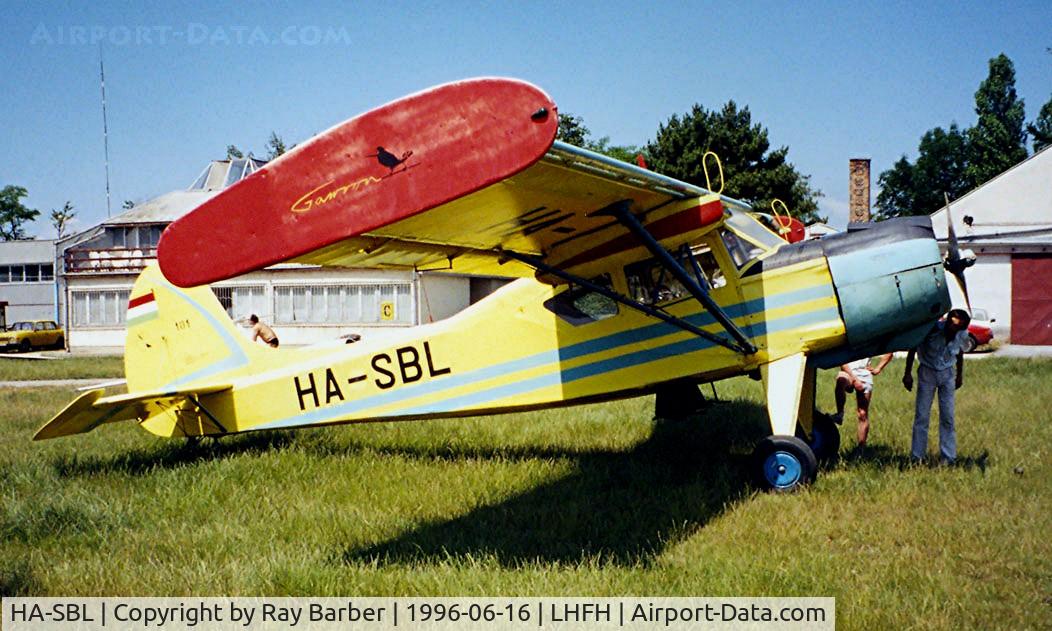 HA-SBL, 1969 PZL-Okecie PZL-101A Gawron C/N 119294, PZL-Okecie PZL-101A Gawron [119294] Farkashegy~HA 16/06/1996
