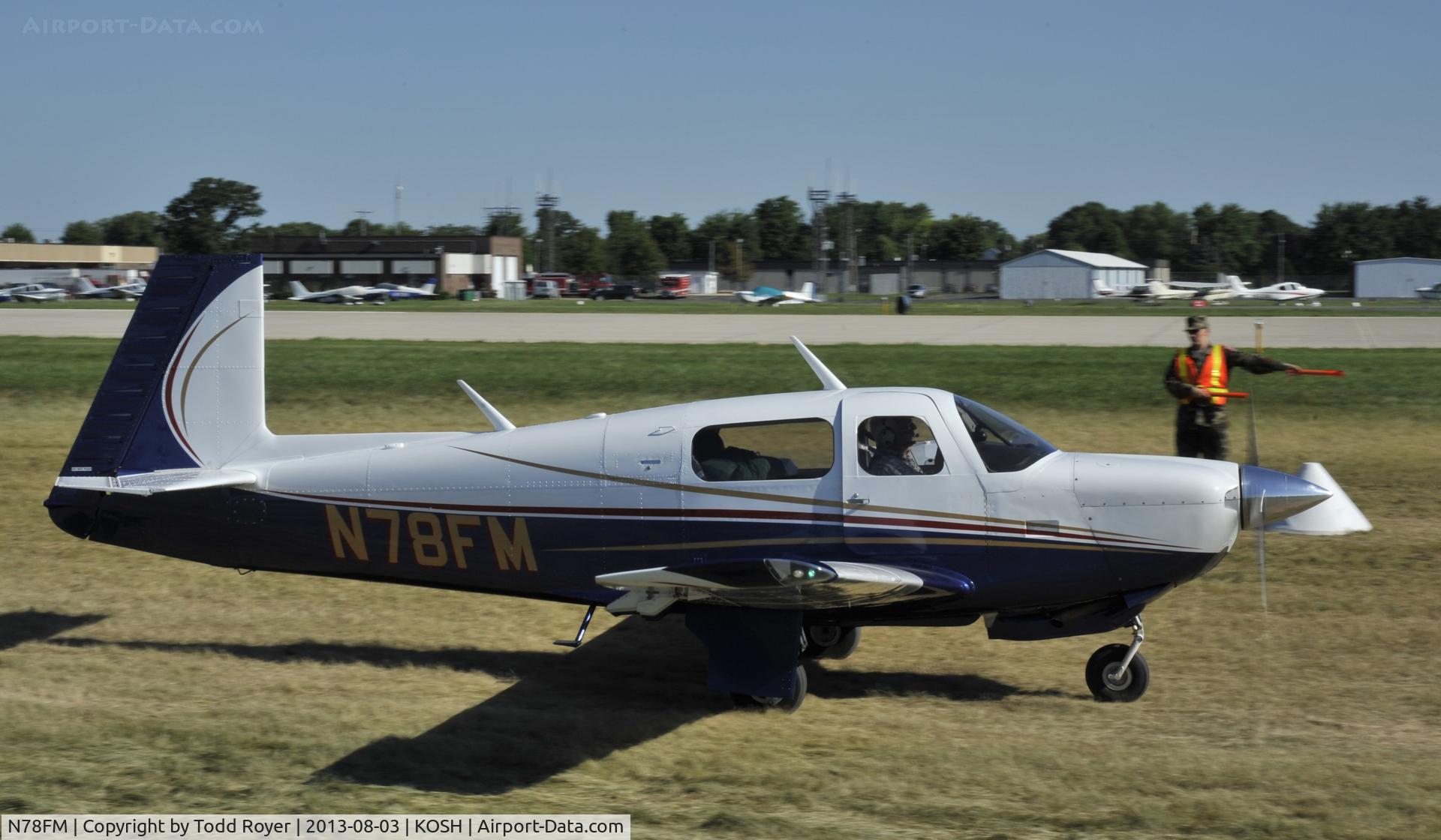 N78FM, 1978 Mooney M20J 201 C/N 24-0768, Airventure 2013