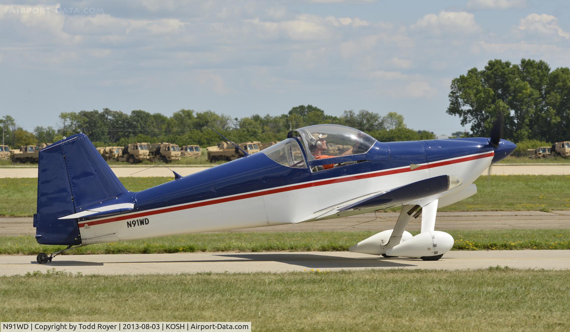 N91WD, 1991 Vans RV-6 C/N 20154WD, Airventure 2013