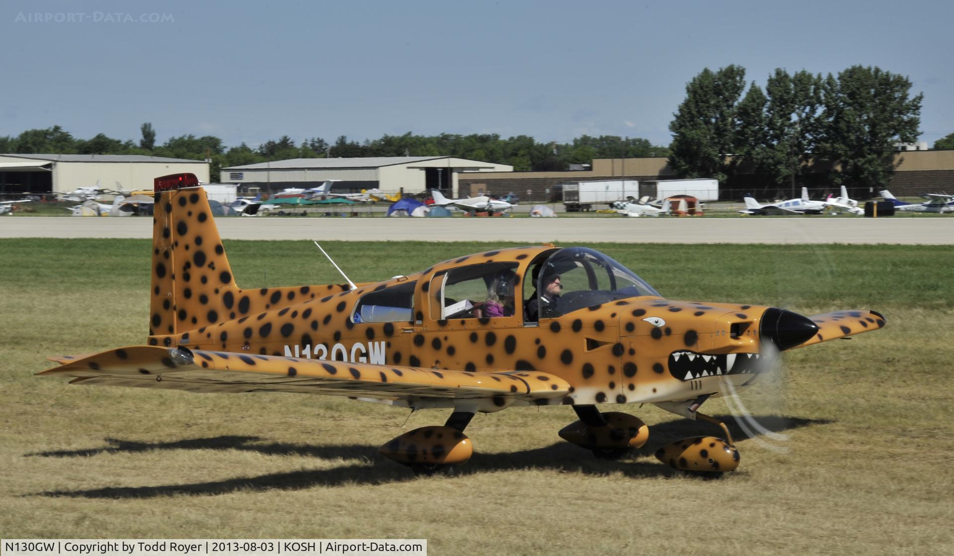 N130GW, 1975 Grumman American AA-5 Traveler C/N AA50707, Airventure 2013