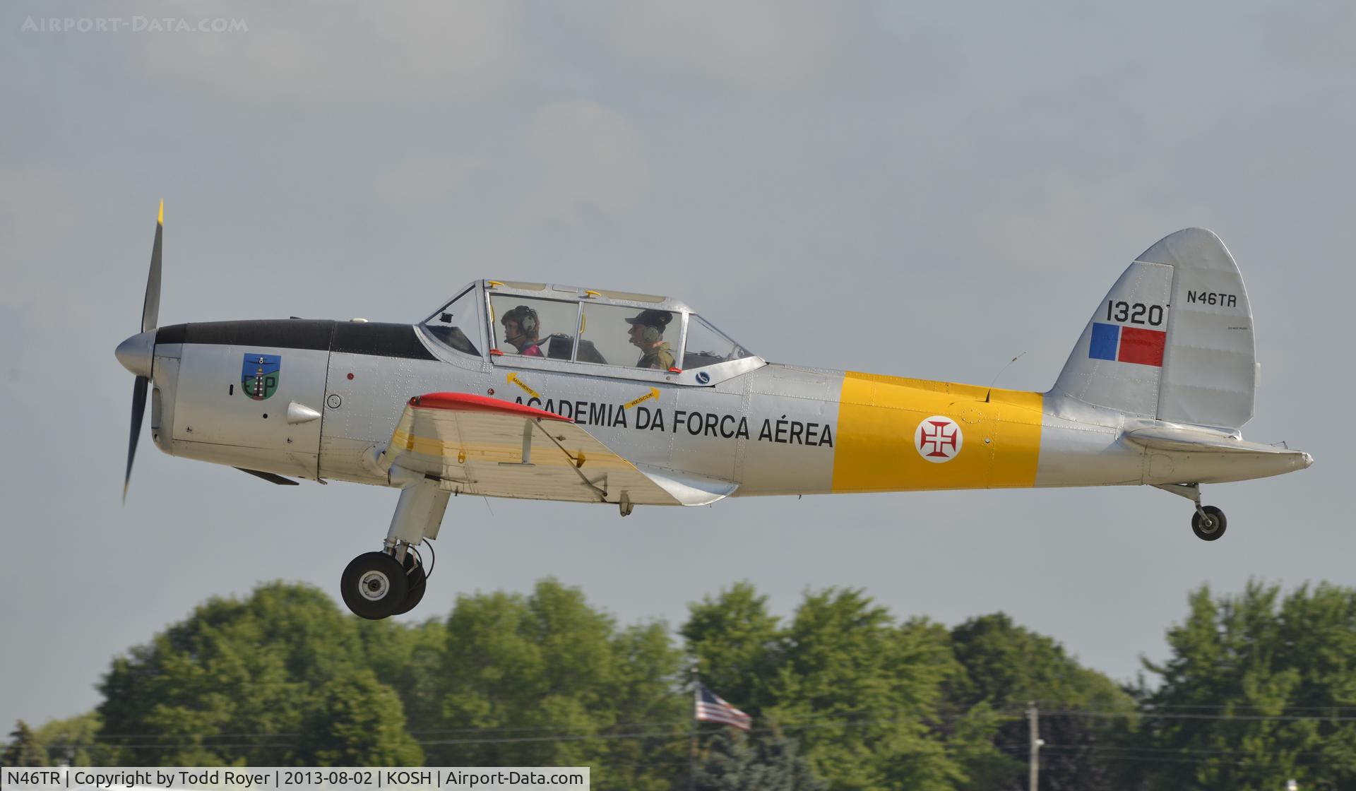 N46TR, 1955 De Havilland Canada DHC-1 Chipmunk C/N 1320, Airventure 2013