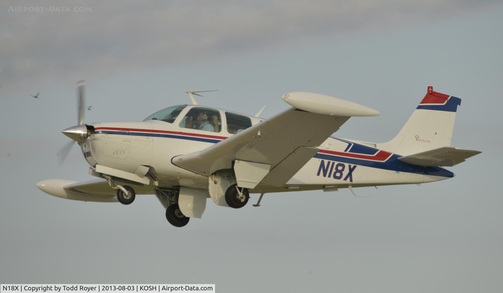 N18X, 1978 Beech A36 Bonanza 36 C/N E-1353, Airventure 2013