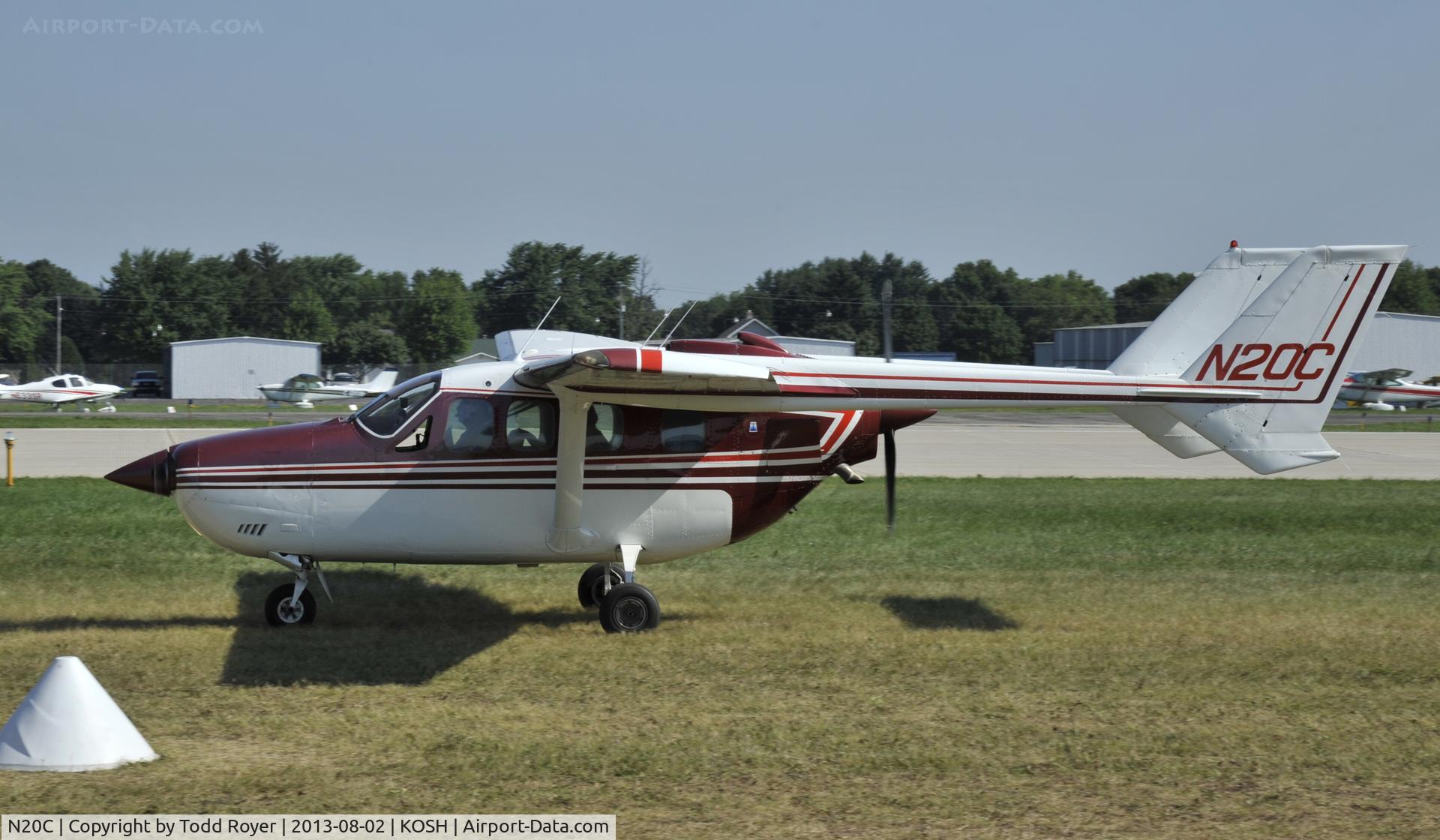 N20C, 1973 Cessna T337G Turbo Super Skymaster C/N P3370145, Airventure 2013