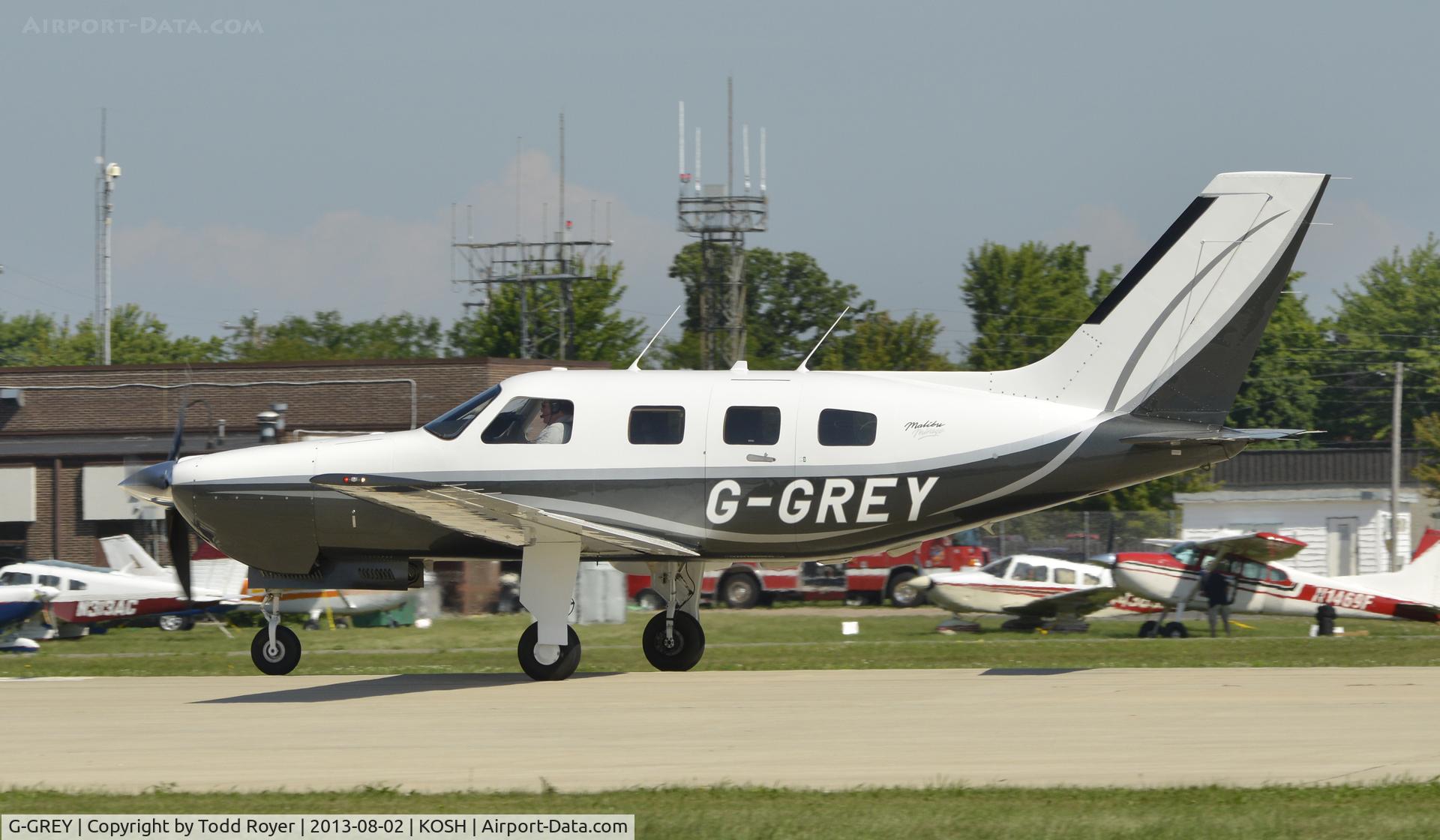 G-GREY, 1998 Piper PA-46-350P Malibu Mirage C/N 4636155, Airventure 2013
