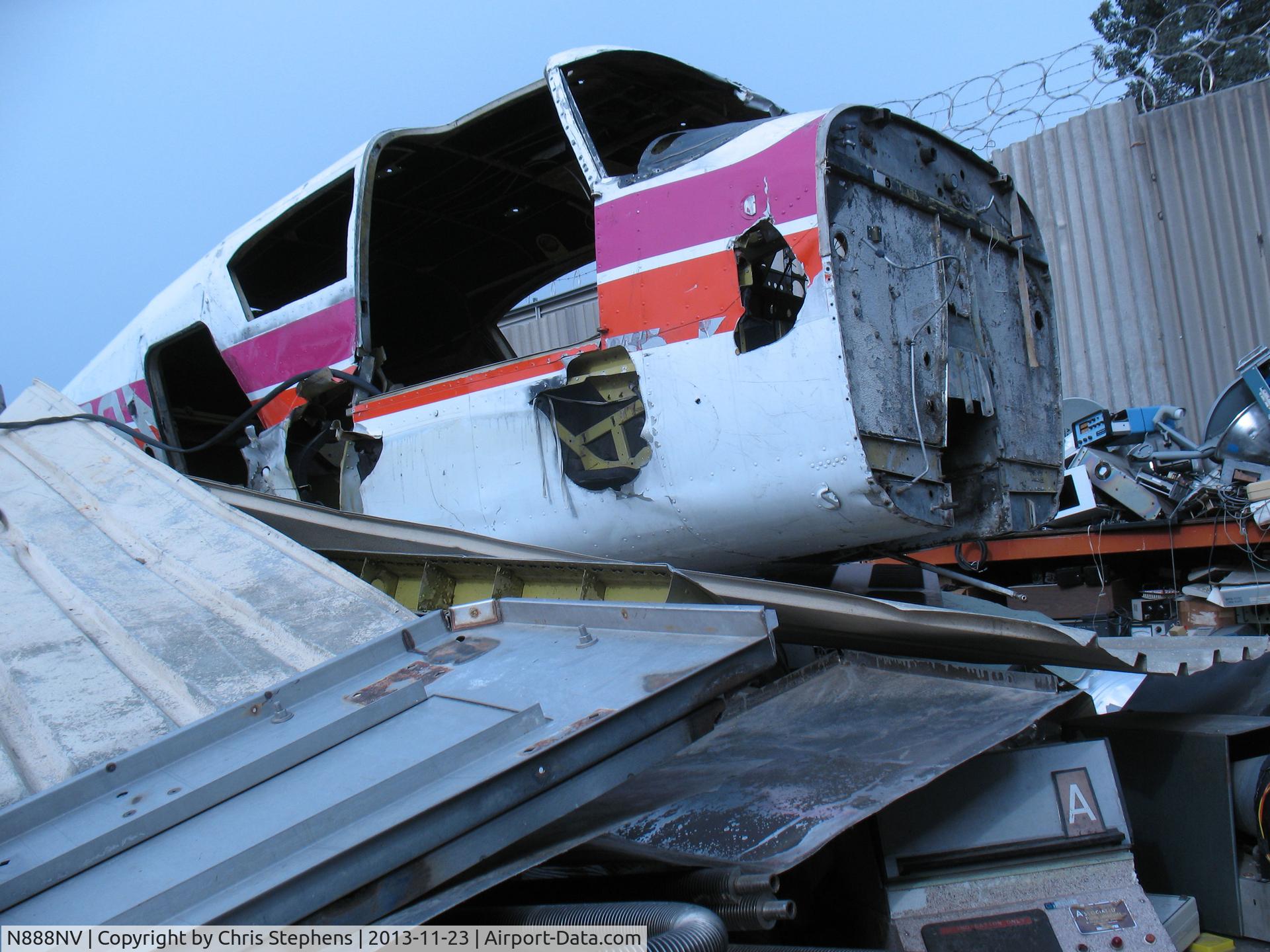N888NV, 1964 Piper PA-24-400 Comanche 400 C/N 26-9, This airplane is scrap in the yard at Apex Electronics in Sunland Electronics