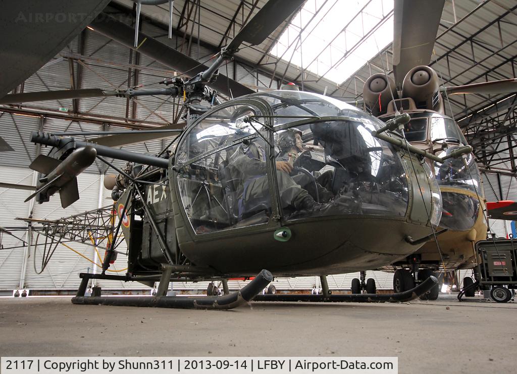 2117, Aérospatiale SA-318C Alouette II Astazou C/N 2117, Preserved inside Dax ALAT Museum...