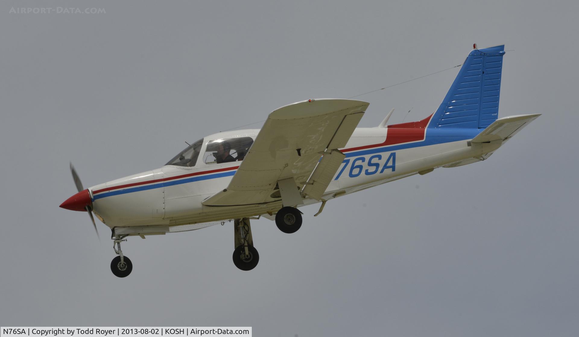 N76SA, 1975 Piper PA-28R-200 Cherokee Arrow C/N 28R-7635110, Airventure 2013
