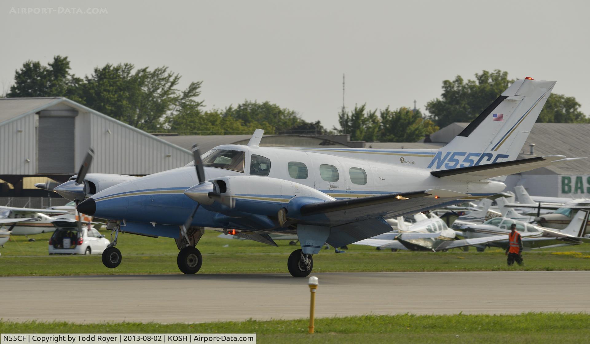 N55CF, 1969 Beech 60 C/N P-98, Airventure 2013