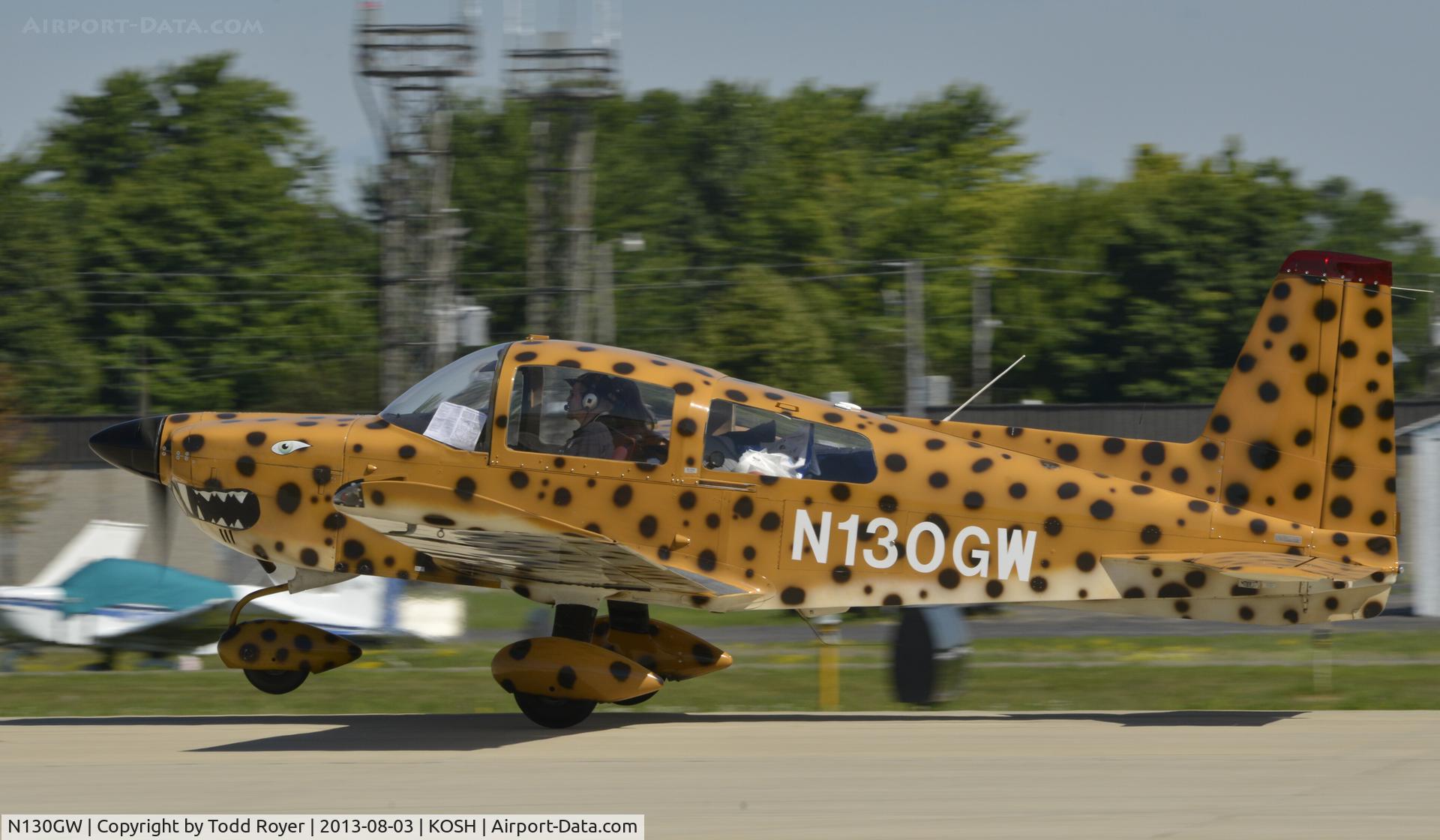 N130GW, 1975 Grumman American AA-5 Traveler C/N AA50707, Airventure 2013