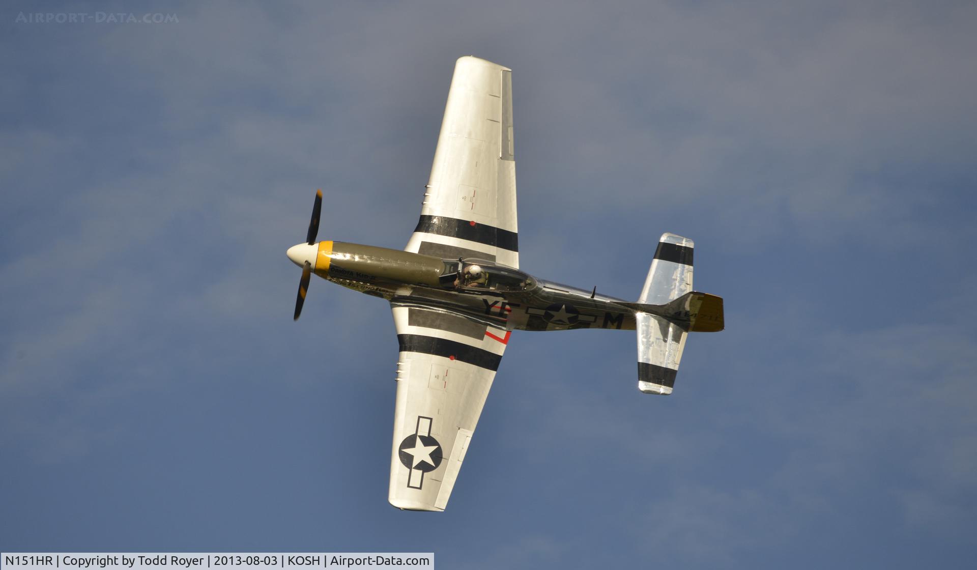 N151HR, 1945 North American P-51D Mustang C/N 12241064, Airventure 2013