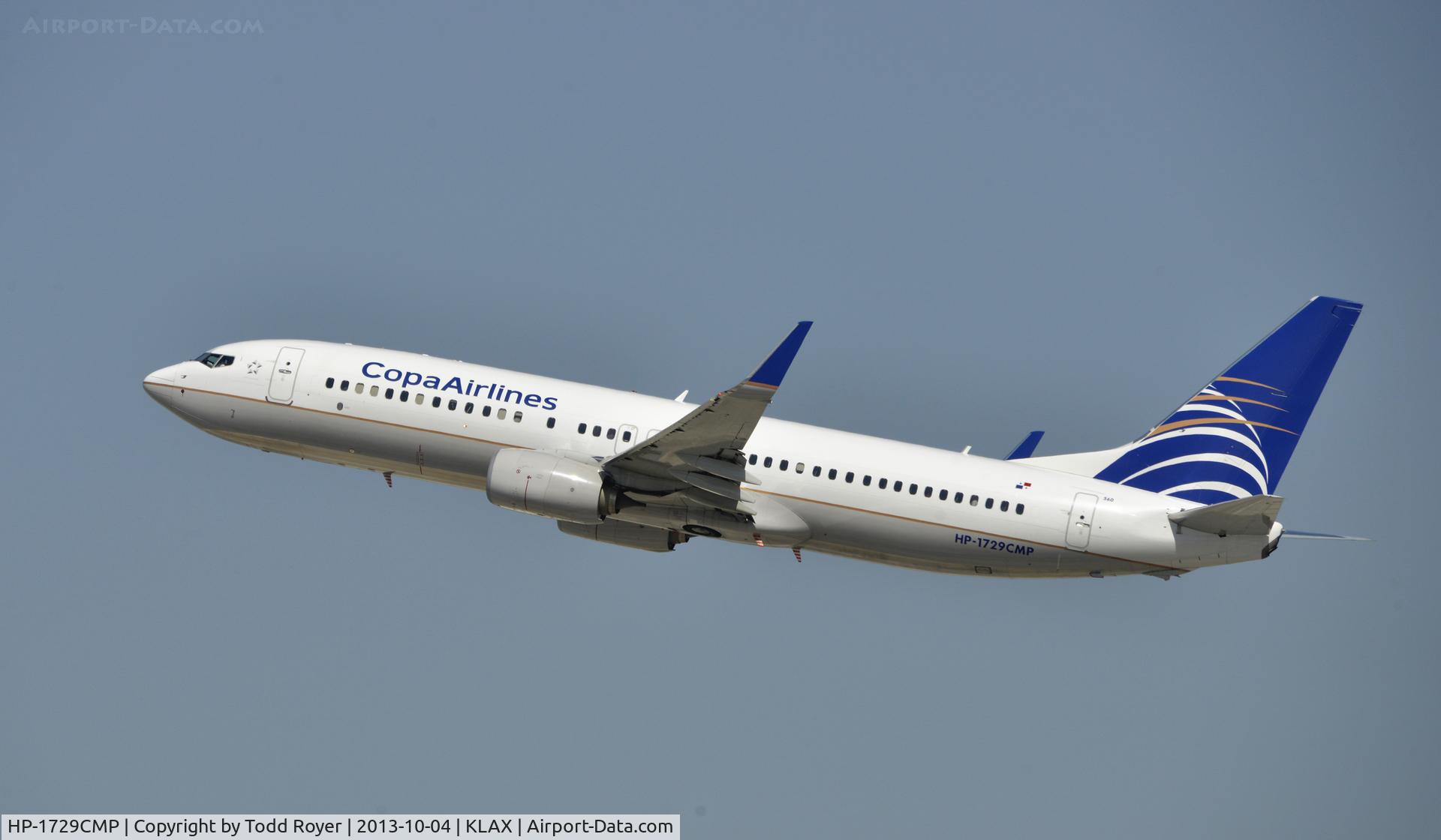 HP-1729CMP, 2012 Boeing 737-8V3 C/N 41088, Departing LAX