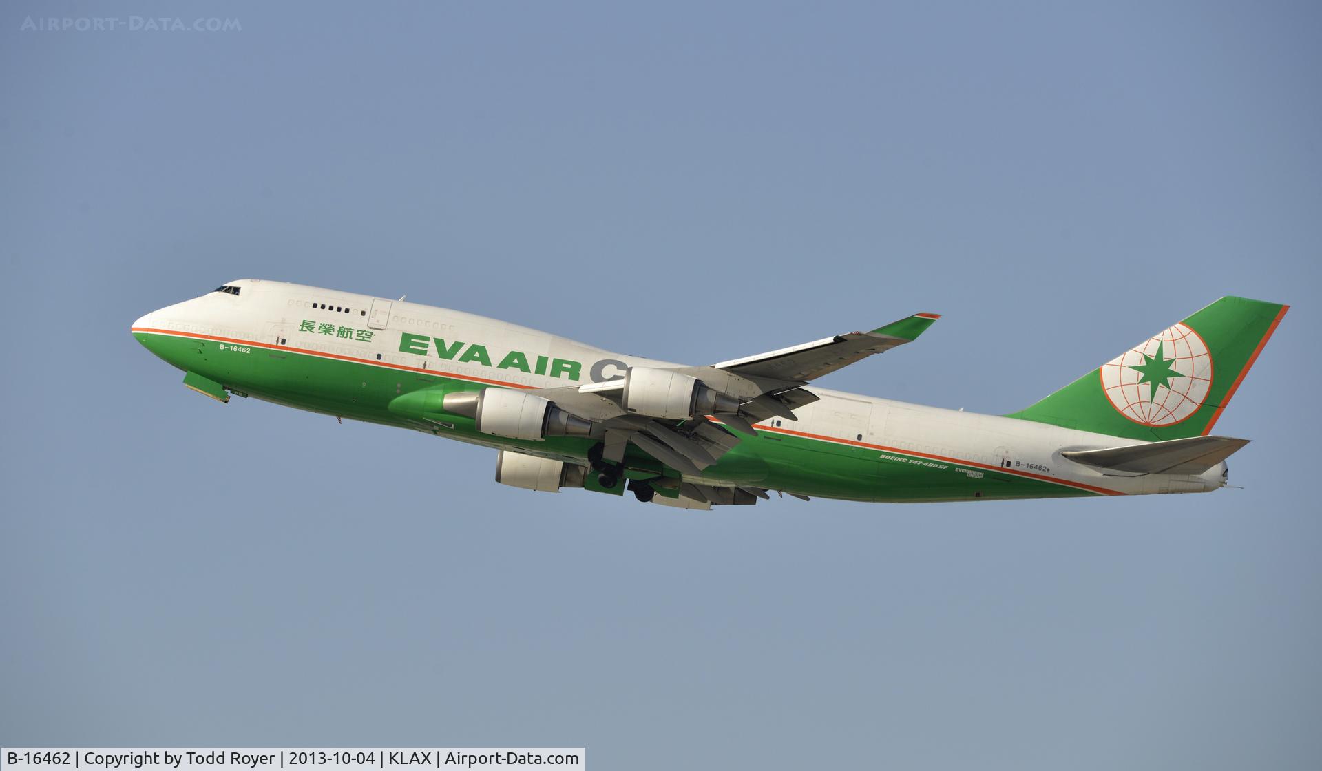 B-16462, 1993 Boeing 747-45EM C/N 27173, Departing LAX