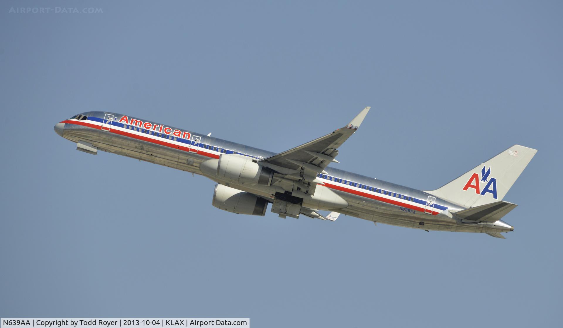 N639AA, 1991 Boeing 757-223 C/N 24597, Departing LAX