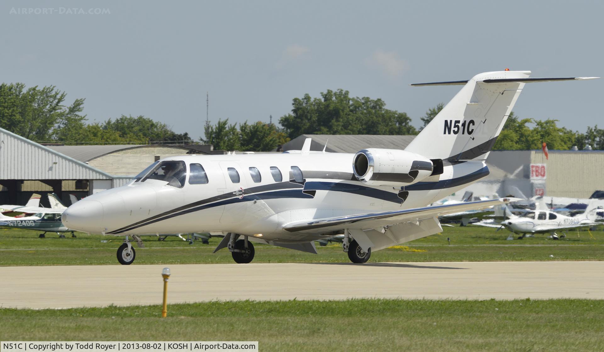 N51C, 2000 Cessna 525 CitationJet CJ1 C/N 525-0400, Airventure 2013