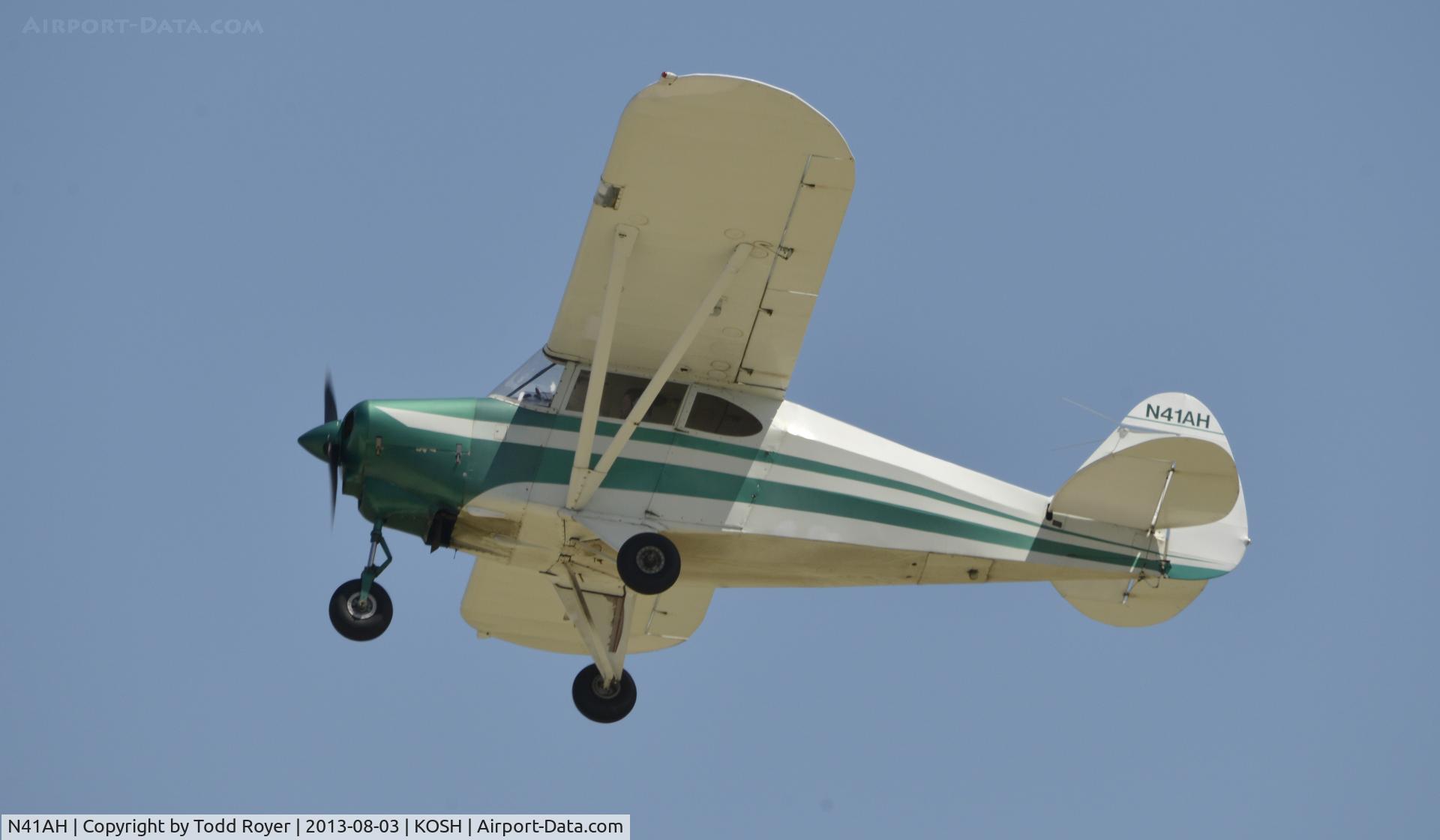 N41AH, 1954 Piper PA-22-135 Tri-Pacer C/N 22-1899, Airventure 2013