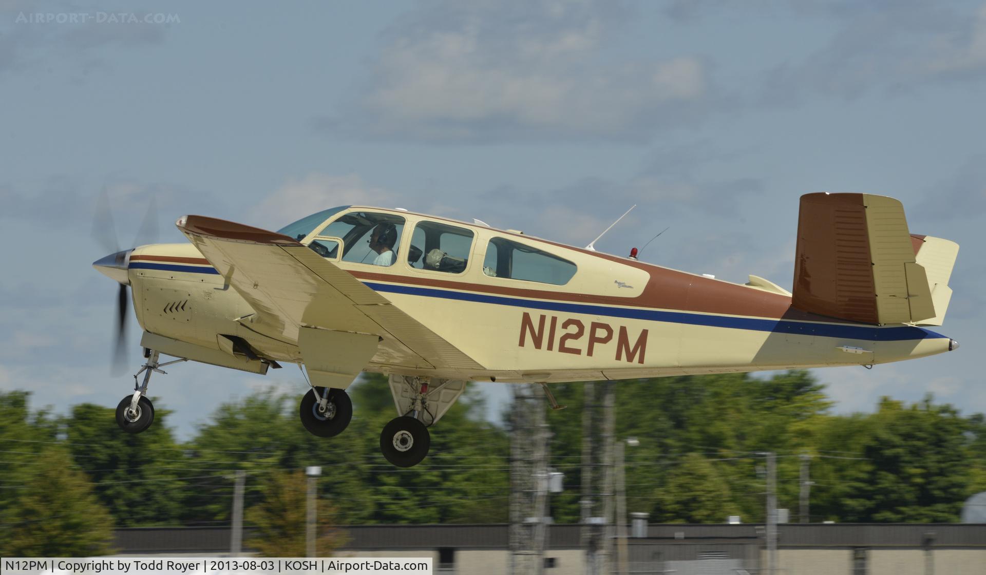 N12PM, 1964 Beech S35 Bonanza C/N D-7514, Airventure 2013