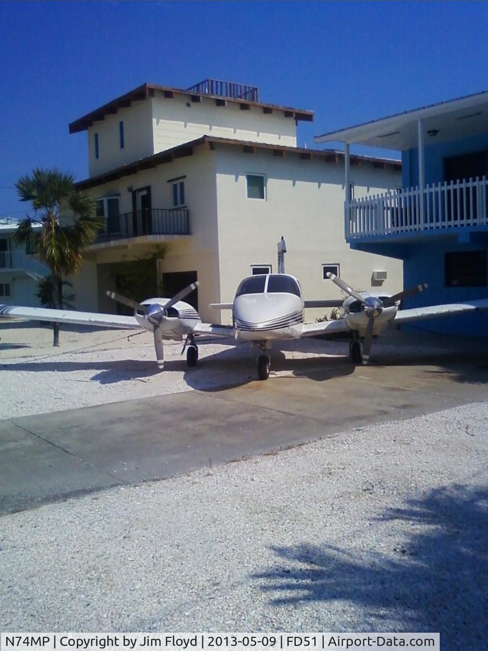 N74MP, Piper PA-34-200T C/N 34-7770194, Summerland Key Fl