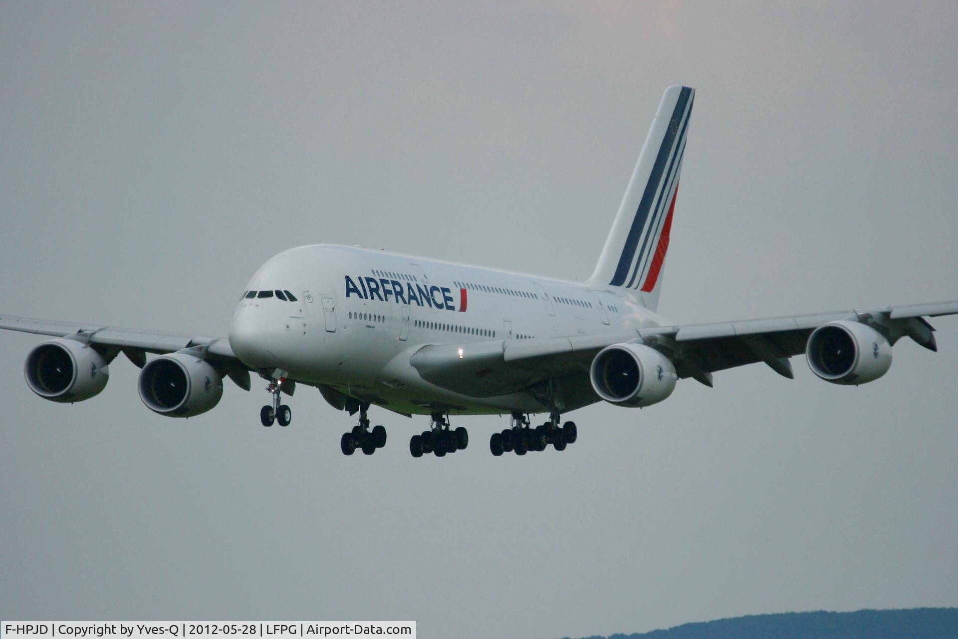 F-HPJD, 2010 Airbus A380-861 C/N 049, Airbus A380-8612, Short approach Rwy 26L, Roissy Charles De Gaulle Airport (LFPG-CDG)