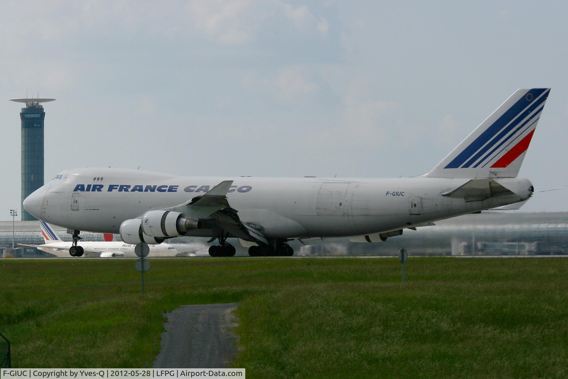 F-GIUC, 2002 Boeing 747-428F/ER/SCD C/N 32867, Boeing 747-428F (ER), Landing Rwy 26L, Roissy Charles De Gaulle Airport (LFPG-CDG)