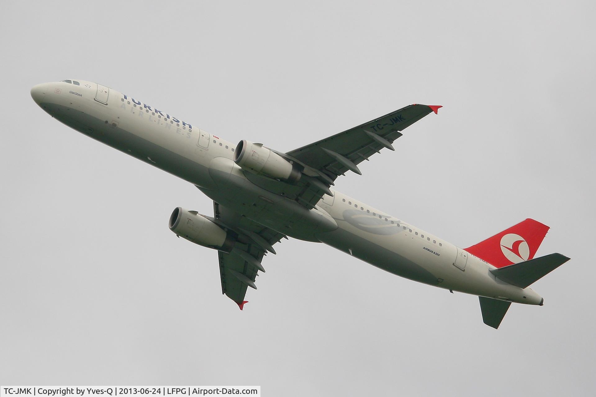 TC-JMK, 2008 Airbus A321-232 C/N 3738, Airbus A321-232, Take-off Rwy 26R, Roissy Charles De Gaulle Airport (LFPG-CDG)
