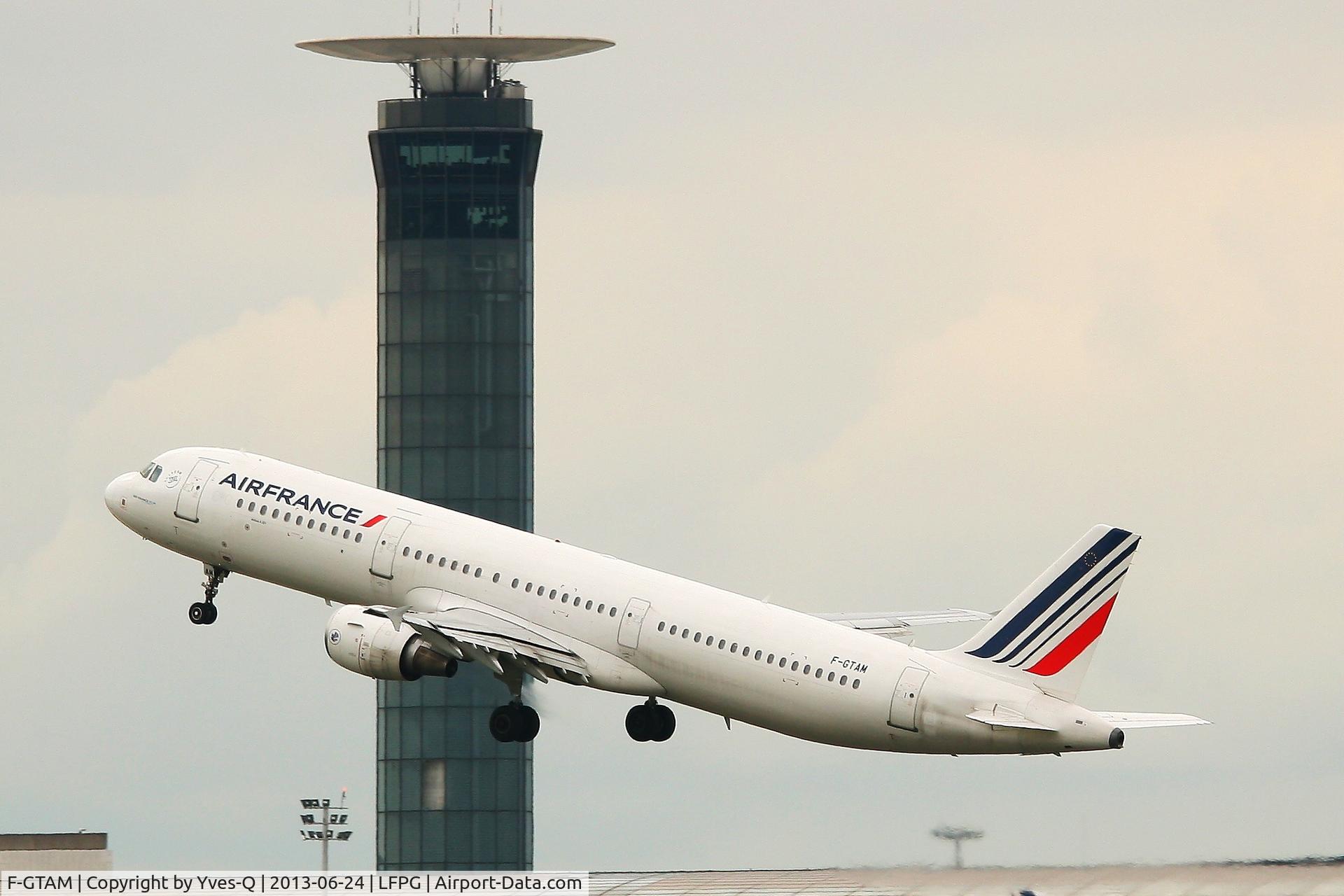 F-GTAM, 2002 Airbus A321-211 C/N 1859, Airbus A321-211, Take-off Rwy 26R, Roissy Charles De Gaulle Airport (LFPG-CDG)