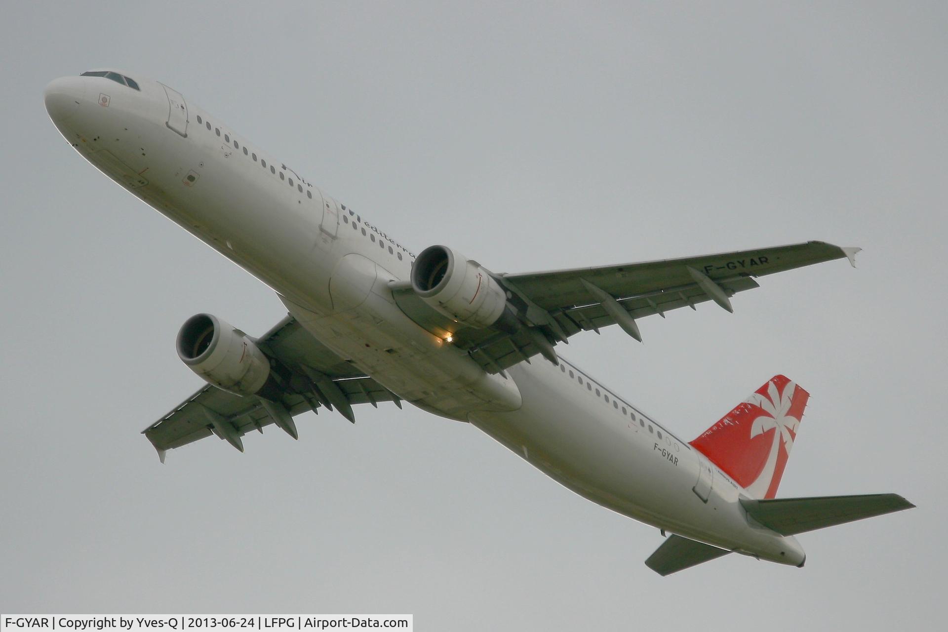 F-GYAR, 1995 Airbus A321-211 C/N 891, Air Méditerranée Airbus A321-211, Take-off Rwy 26R, Roissy Charles De Gaulle Airport (LFPG-CDG)