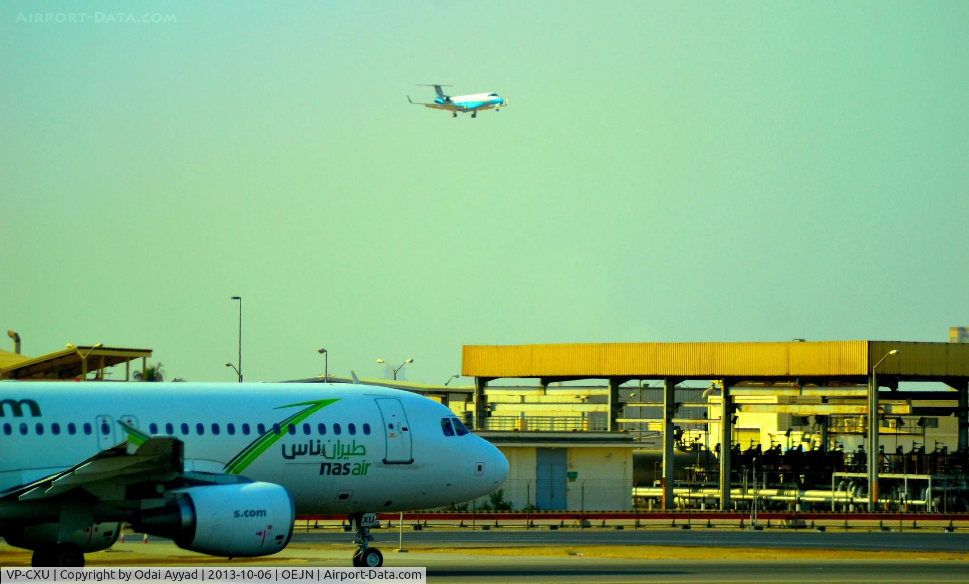 VP-CXU, 2003 Airbus A320-214 C/N 2123, Nas air taxi to take off at Jeddah airport