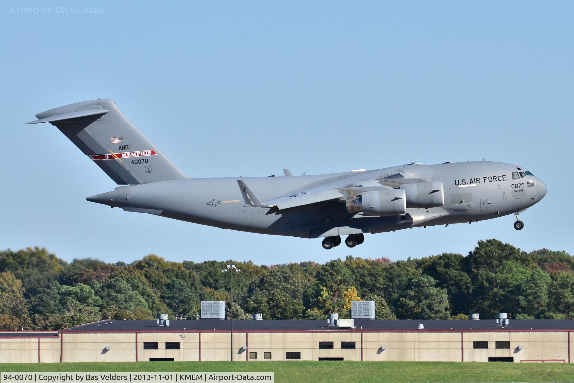 94-0070, 1994 McDonnell Douglas C-17A Globemaster III C/N 50030/F-29, Recently transferred to the Memphis 164AW.