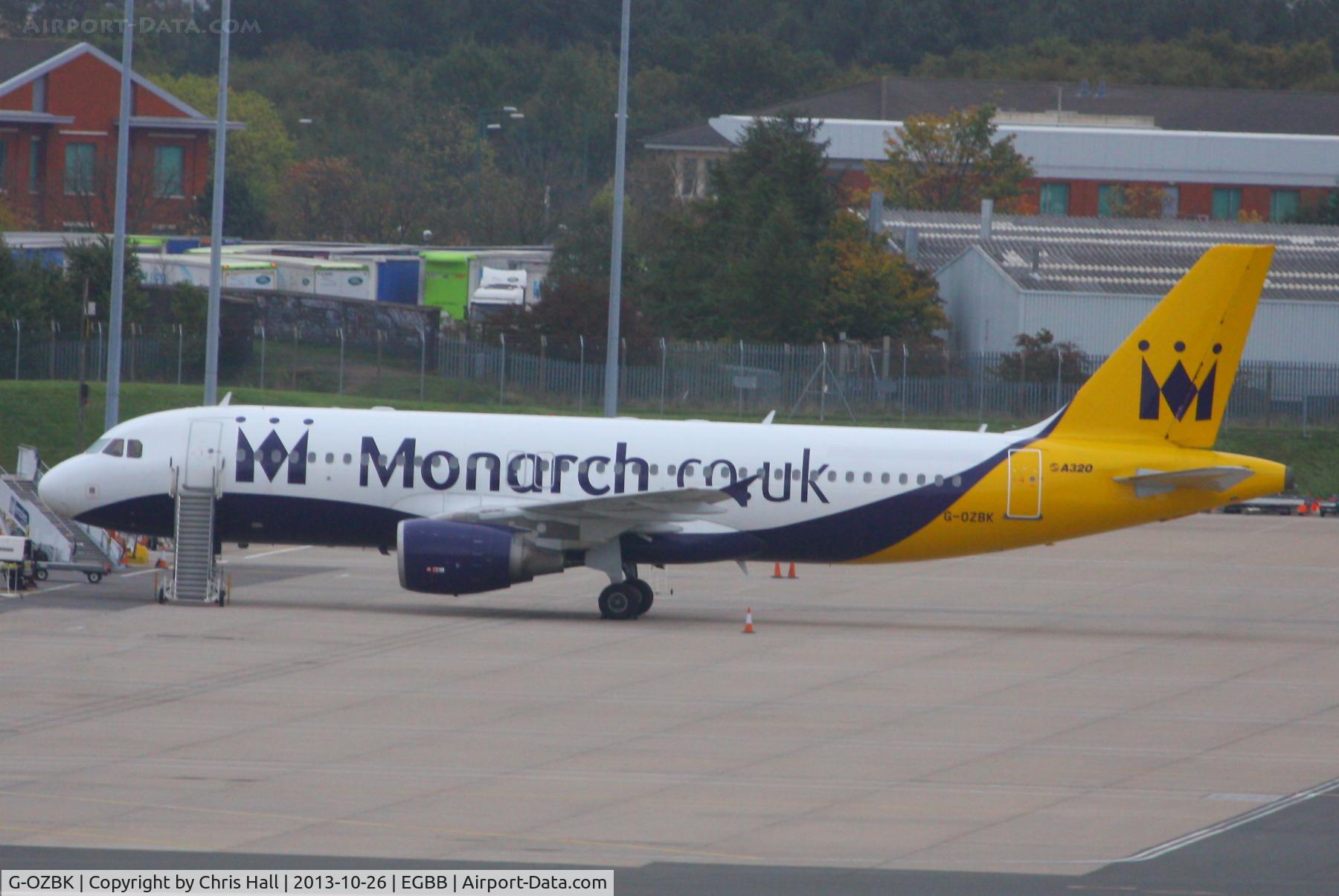 G-OZBK, 2000 Airbus A320-214 C/N 1370, Monarch Airlines