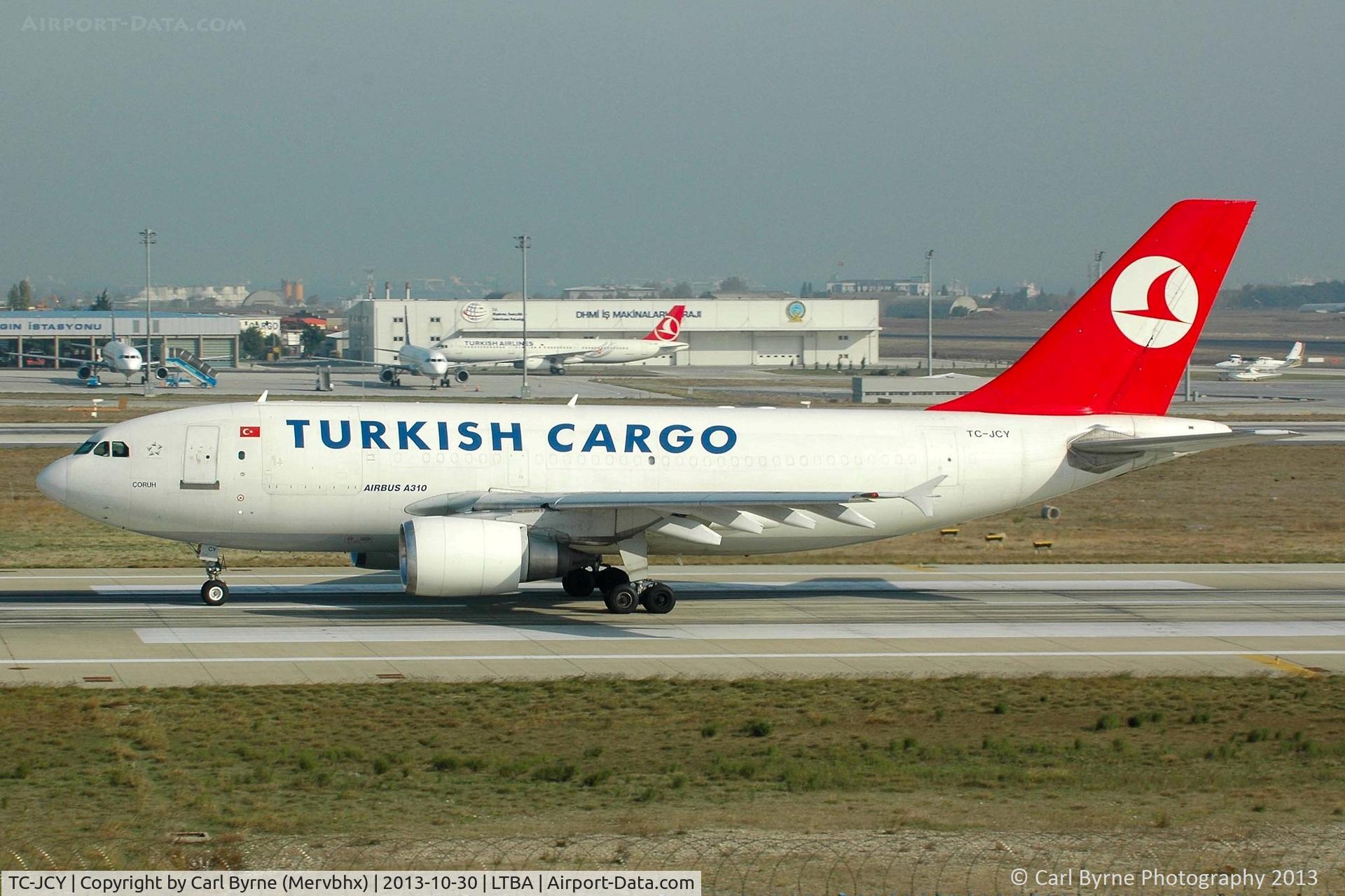 TC-JCY, 1988 Airbus A310-304F C/N 478, Taken from the Fly Inn Shopping Mall.