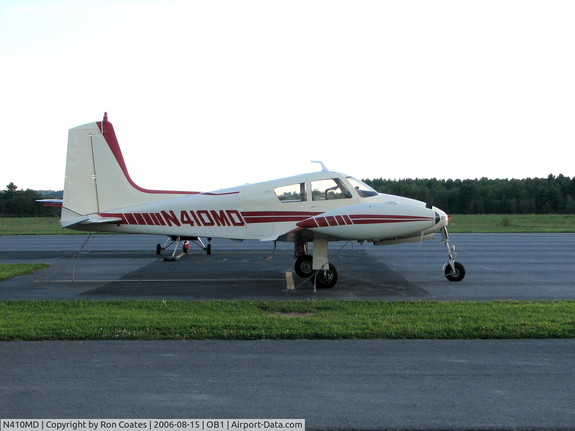 N410MD, 1955 Cessna 310 C/N 35188, This 1955 Cessna 310 sits in the afternoon light at the Bethel, Maine Airport (OB1)