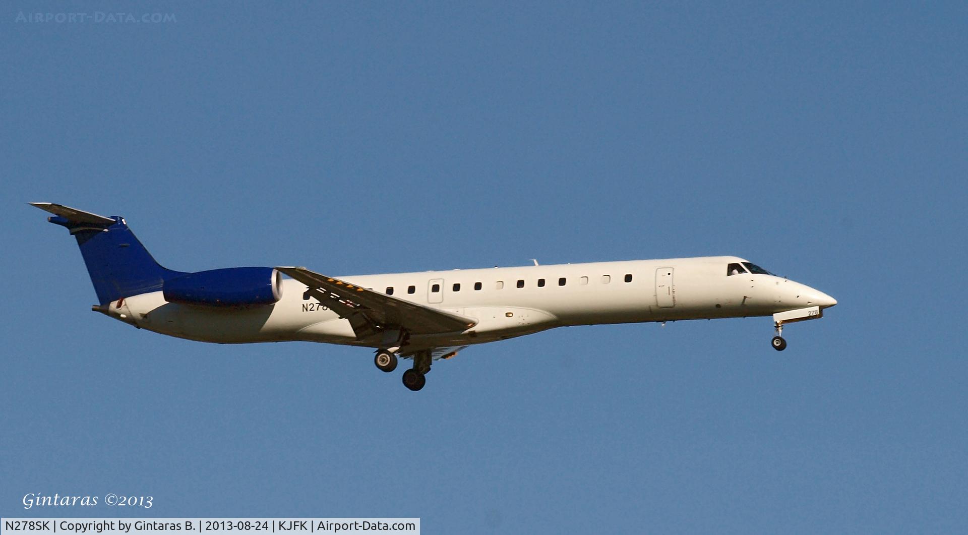 N278SK, 2001 Embraer EMB-145LR C/N 145370, Going To A Landing on 22L, JFK
