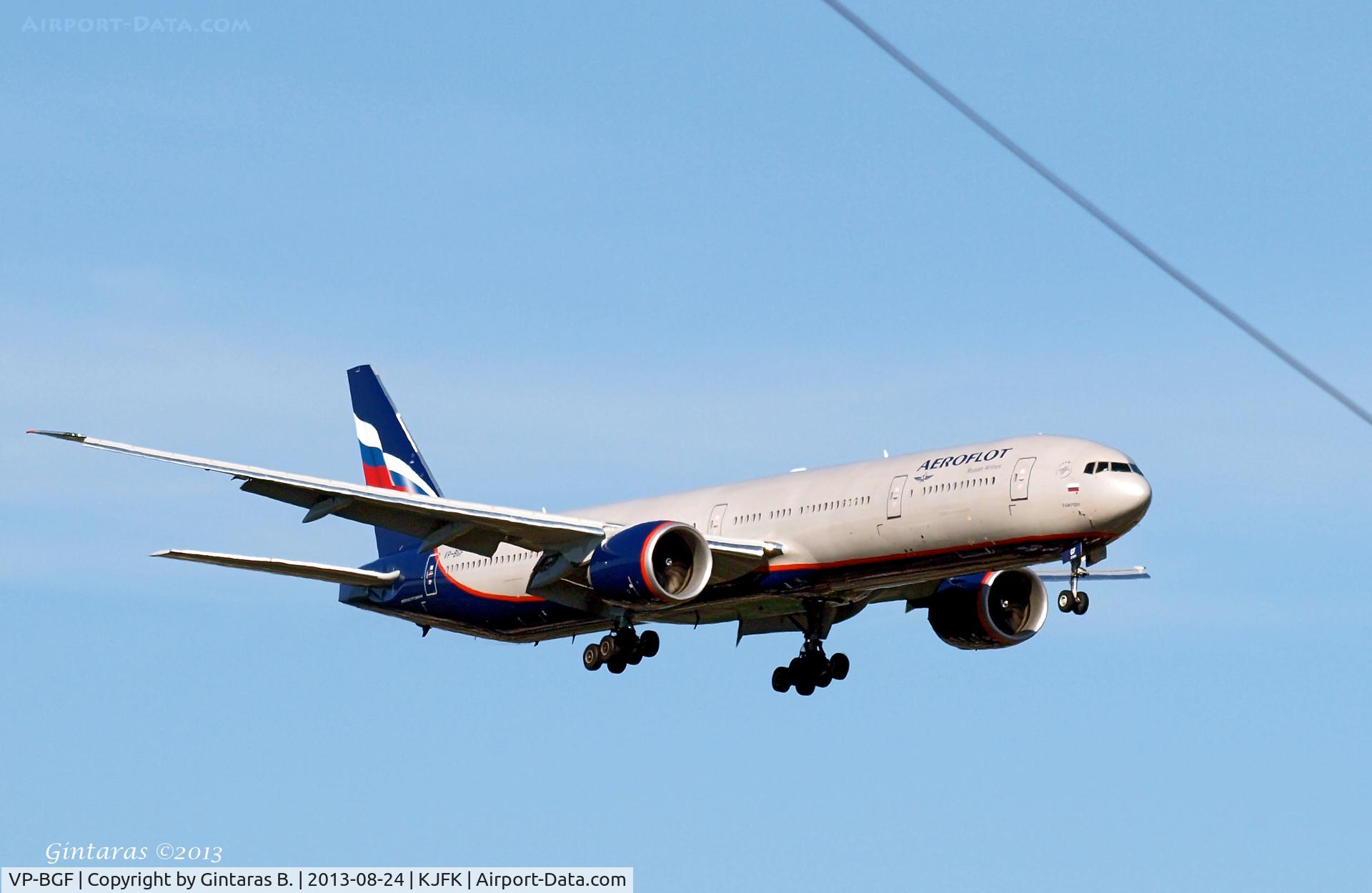 VP-BGF, 2013 Boeing 777-3M0/ER C/N 41686, Going To A Landing on 22L, JFK