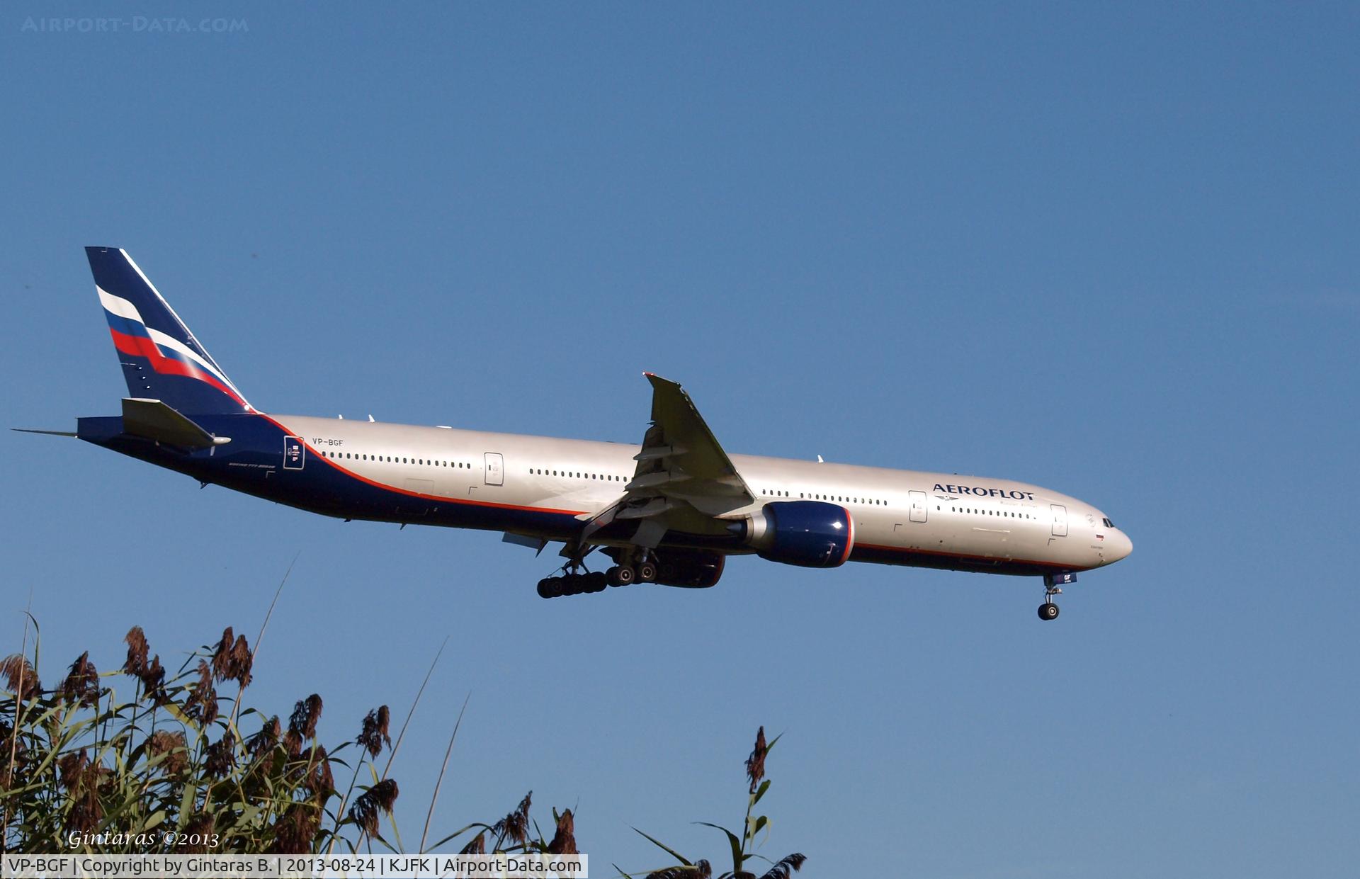 VP-BGF, 2013 Boeing 777-3M0/ER C/N 41686, Going To A Landing on 22L, JFK
