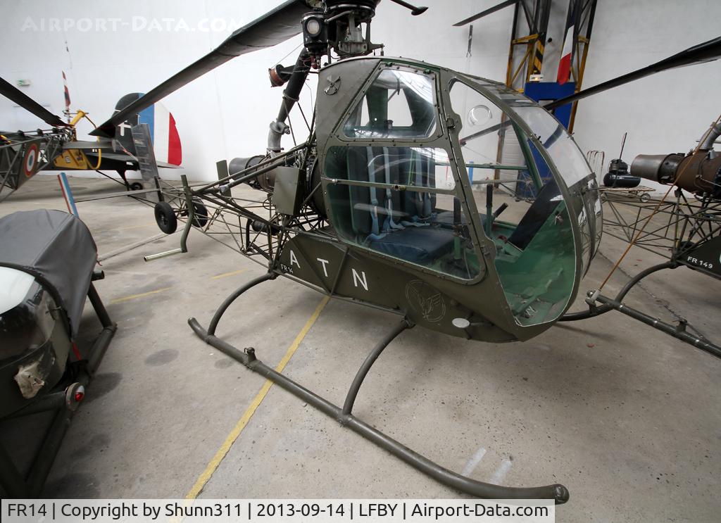 FR14, Sud-Ouest SO.1221S Djinn C/N 12/FR14, Preserved inside Dax ALAT Museum...