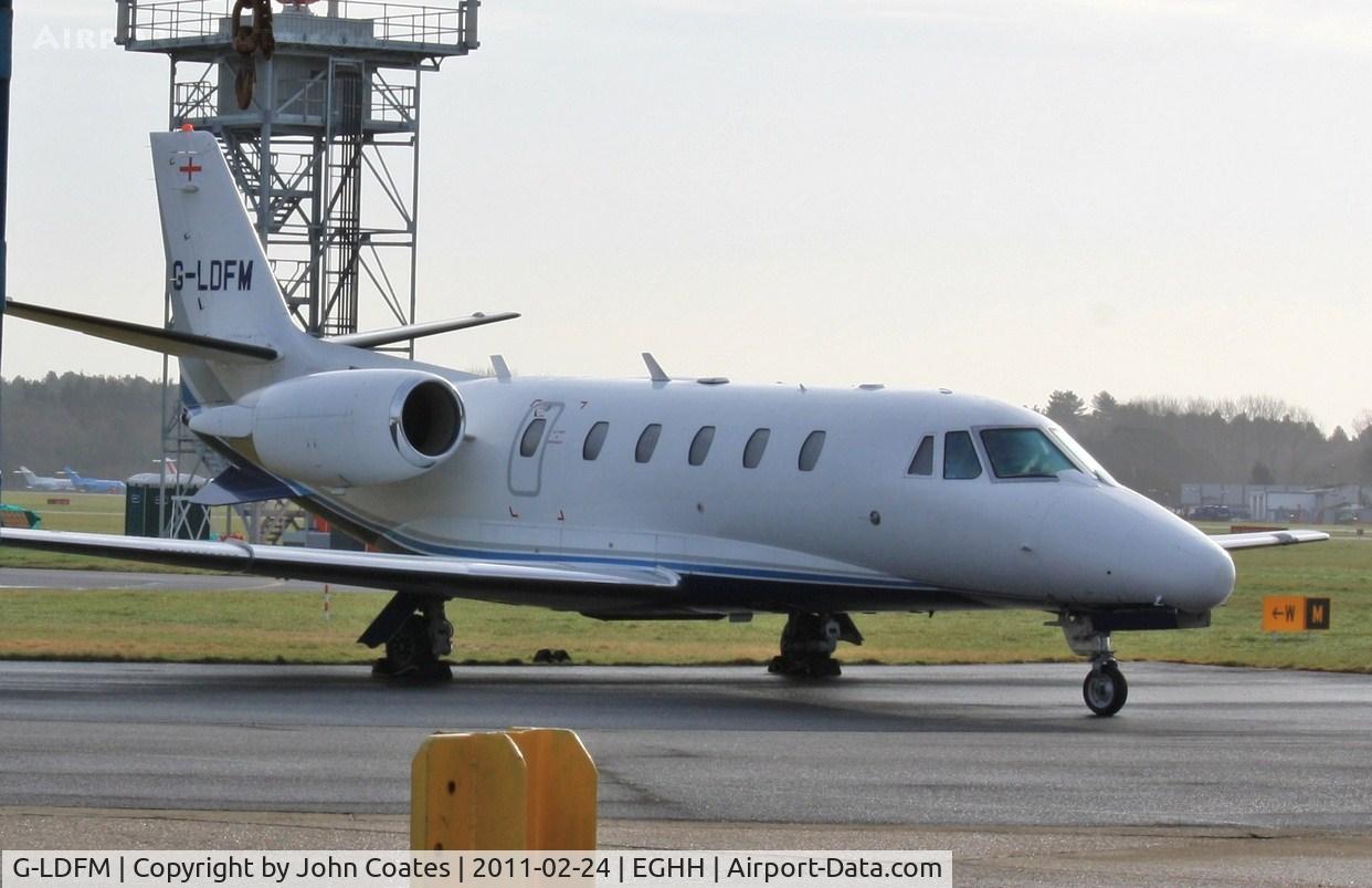 G-LDFM, 2002 Cessna 560XL Citation Excel C/N 560-5242, Parked at Signatures