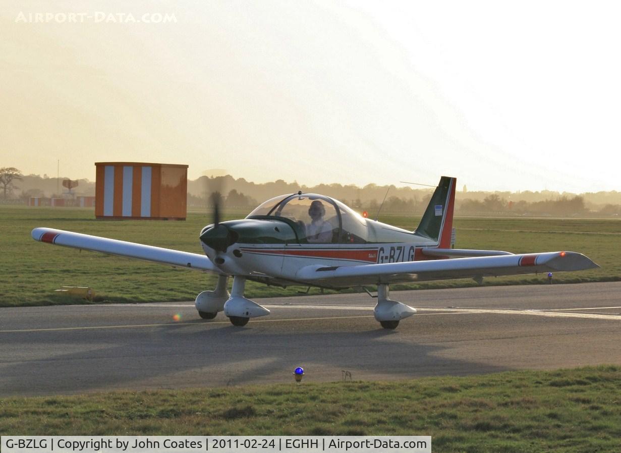 G-BZLG, 2000 Robin HR-200-120B C/N 353, Sunset at Bth Flying Club