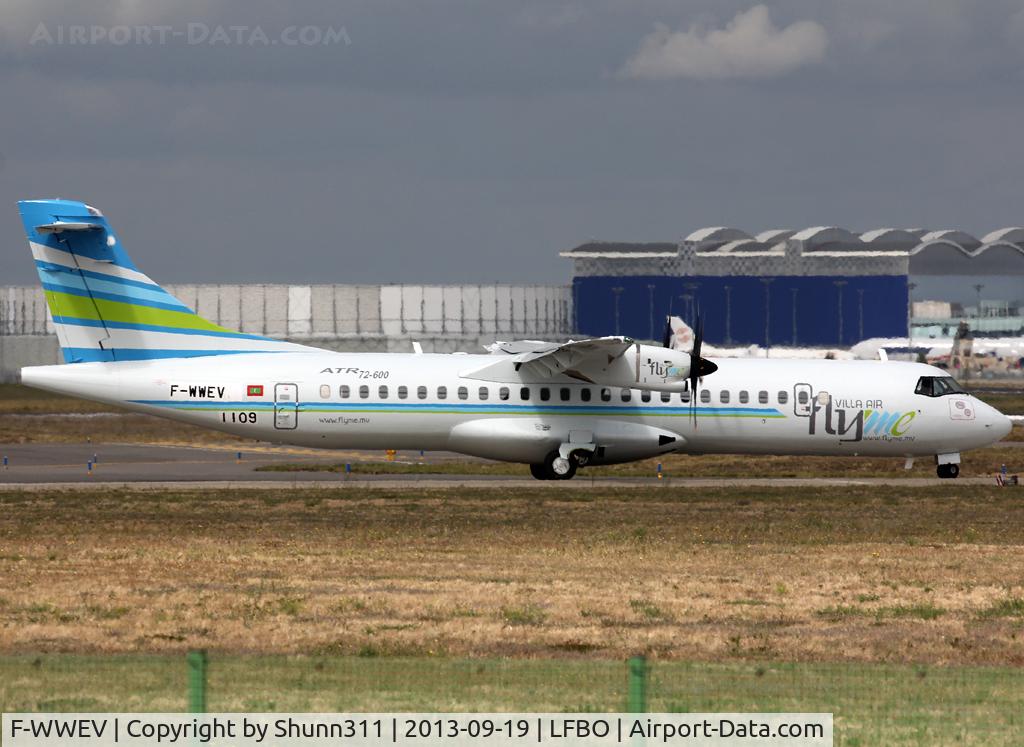 F-WWEV, 2013 ATR 72-600 C/N 1109, C/n 1109 - To be 8Q-VAT