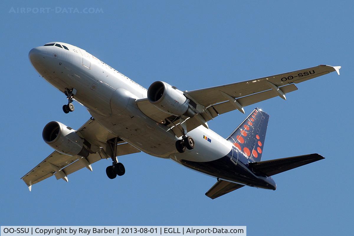 OO-SSU, 2004 Airbus A319-111 C/N 2230, Airbus A319-111 [2230] (Brussels Airlines) Home~G 01/08/2013
