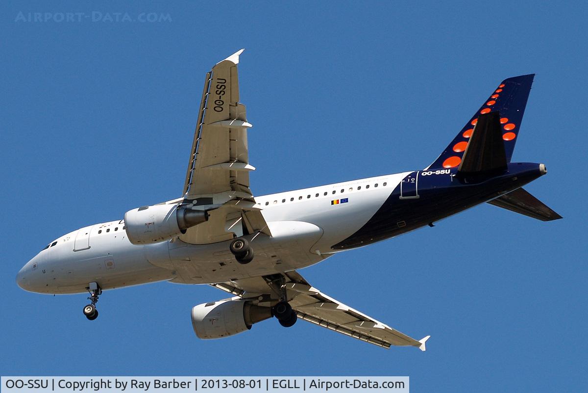 OO-SSU, 2004 Airbus A319-111 C/N 2230, Airbus A319-111 [2230] (Brussels Airlines) Home~G 01/08/2013