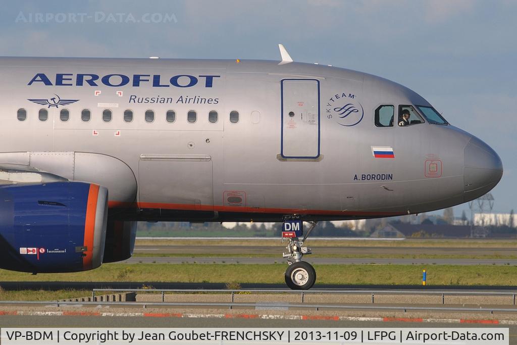 VP-BDM, 2003 Airbus A319-111 C/N 2069, Aéroflot Alexander Borodin