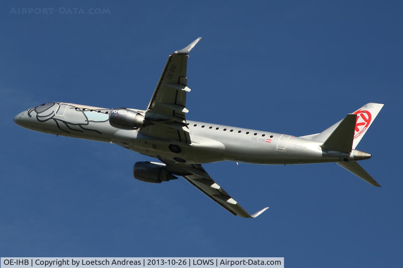 OE-IHB, 2009 Embraer 190LR (ERJ-190-100LR) C/N 19000294, FlyNiki