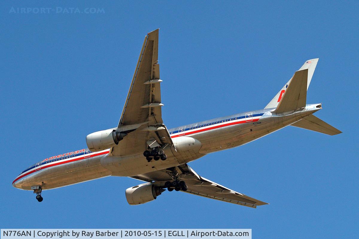 N776AN, 1999 Boeing 777-223 C/N 29582, Boeing 777-223ER [29582] (American Airlines) Home~G 15/05/2010. On approach 27R
