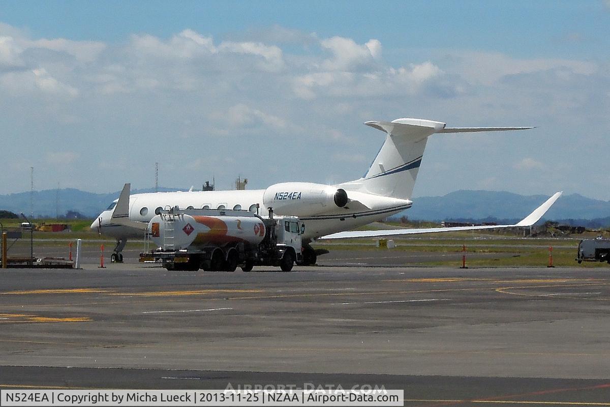 N524EA, 2012 Gulfstream G-VI (G650ER) C/N 6012, At Auckland