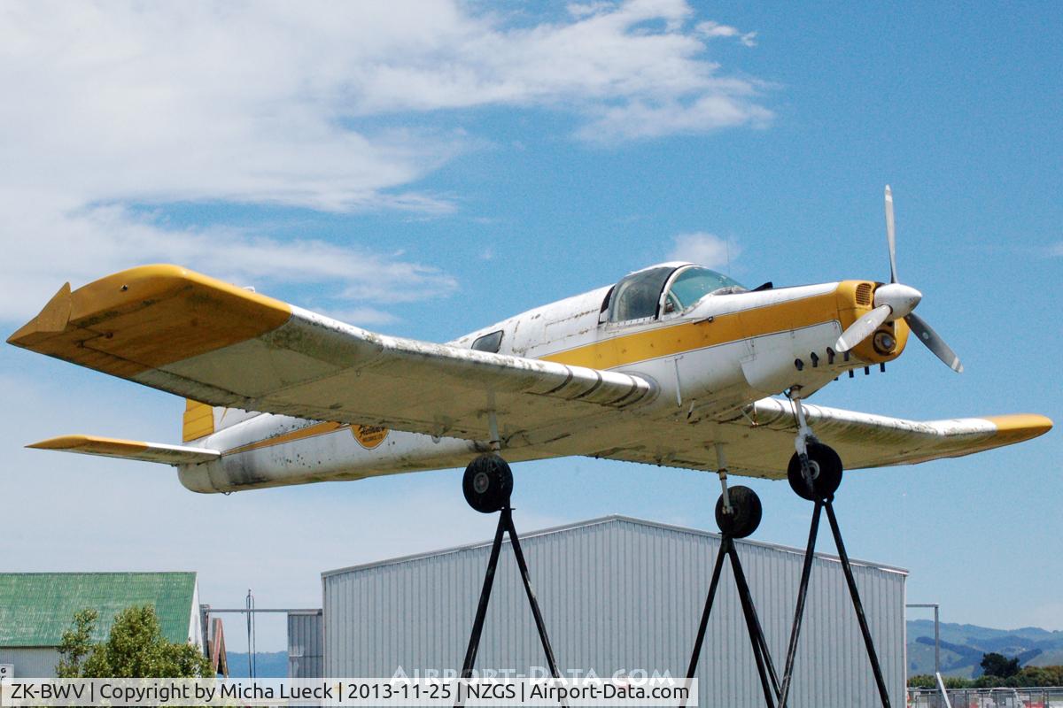 ZK-BWV, NZ Aerospace FU24-950 C/N 72, At Gisborne